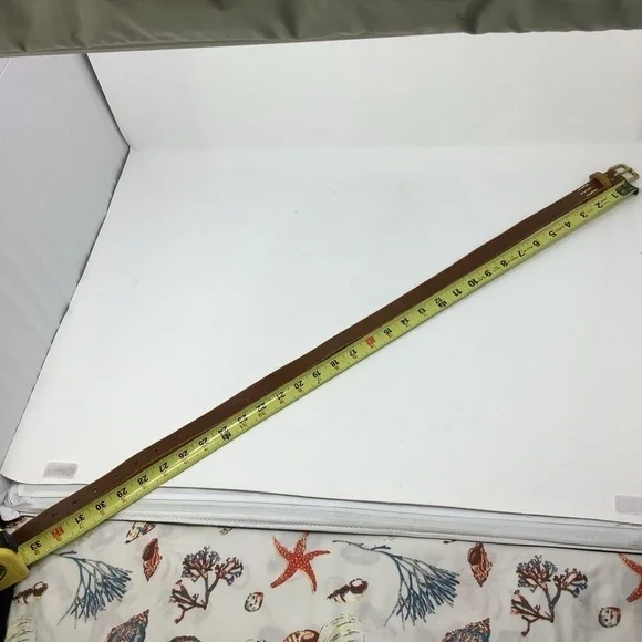 J. Crew Brown Leather Belt Size Small Genuine Leather - Picture 8 of 8